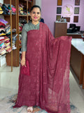 Georgette Organza Unstitched Suit
