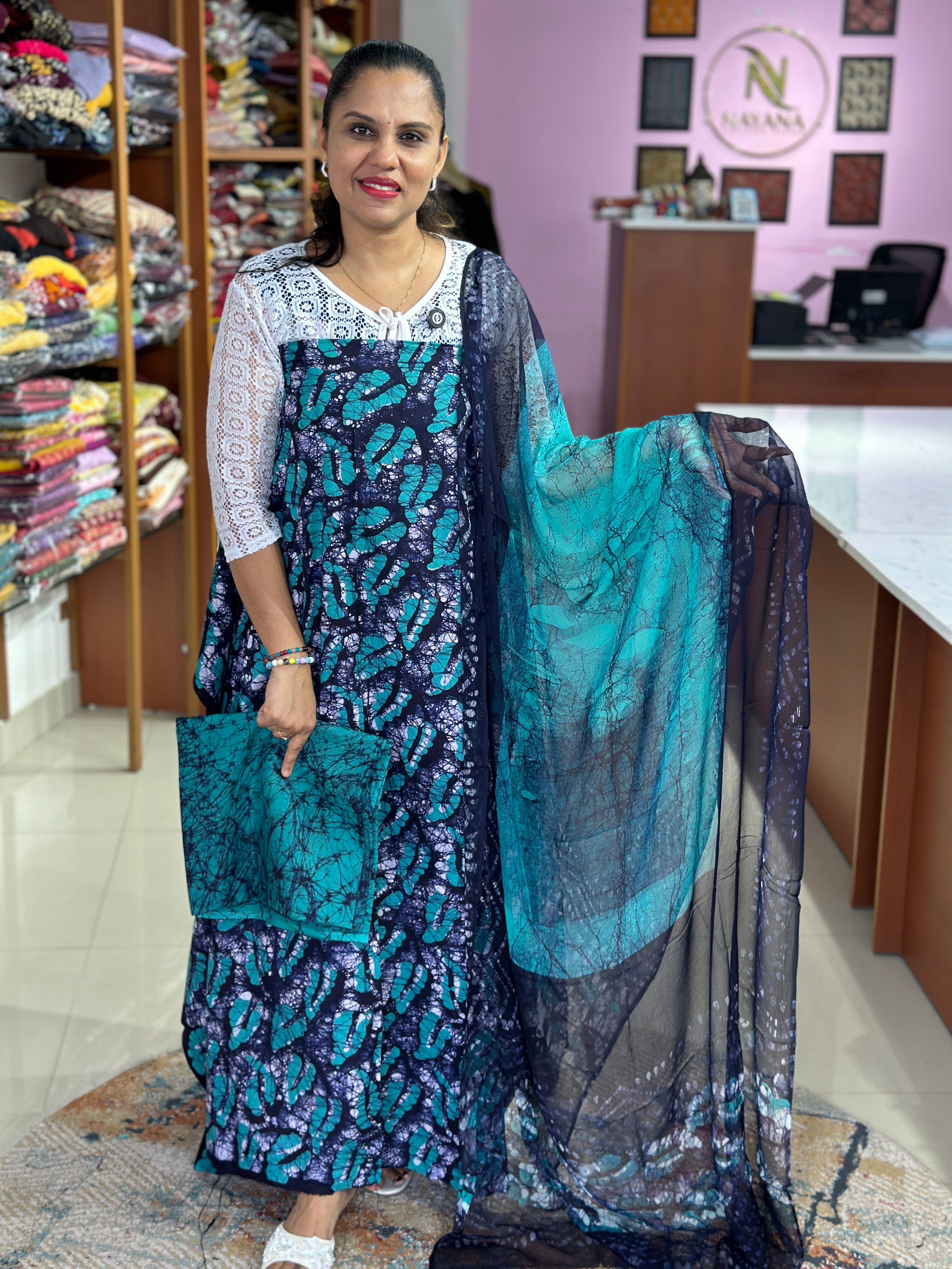 Jaipur Cotton Unstitched Suit