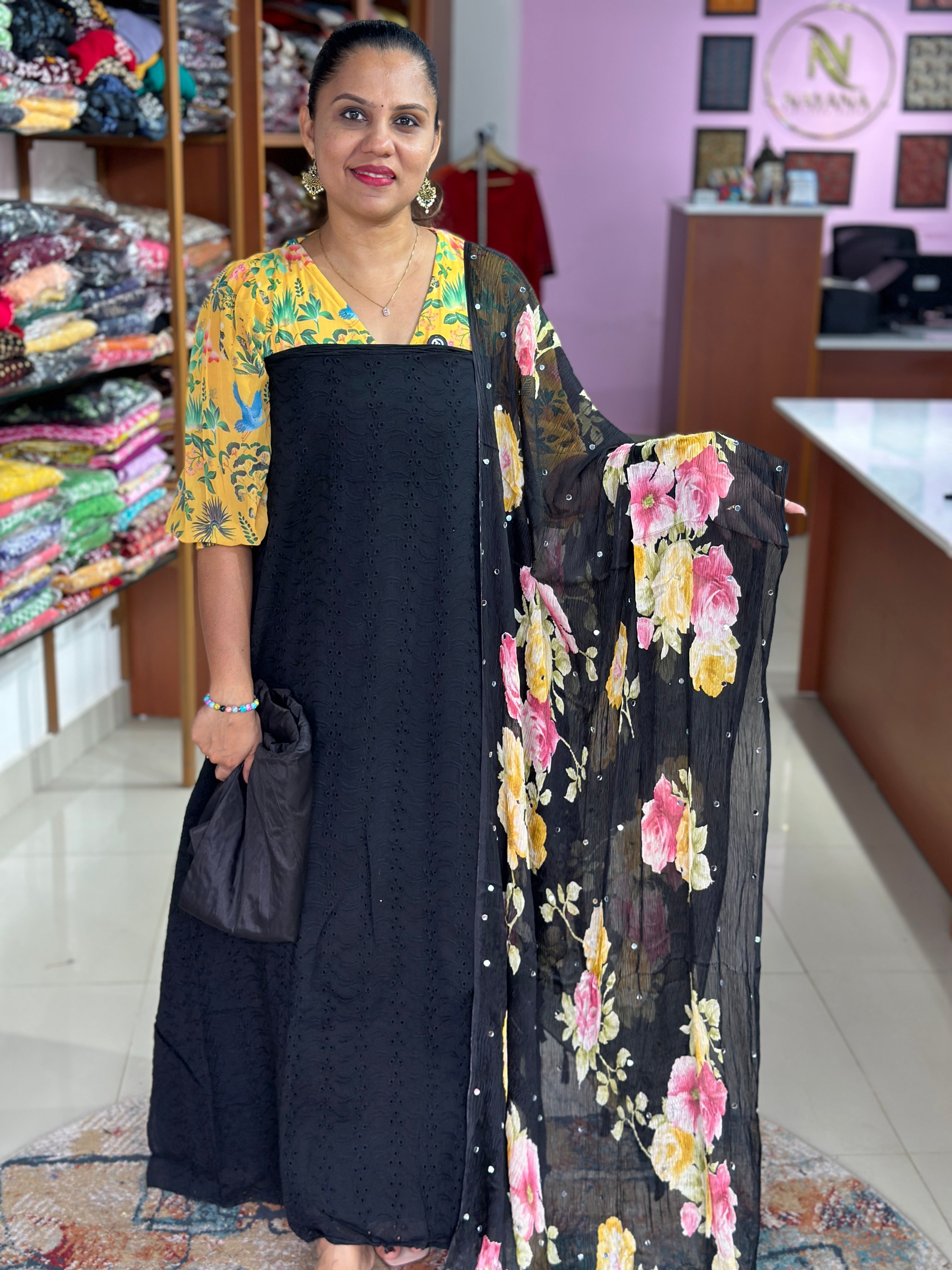 Hakoba Cotton Unstitched Suit