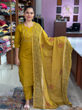Cotton Applique Work Salwar Suit