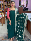 Viscose Georgette Banarasi Unstitched Suit