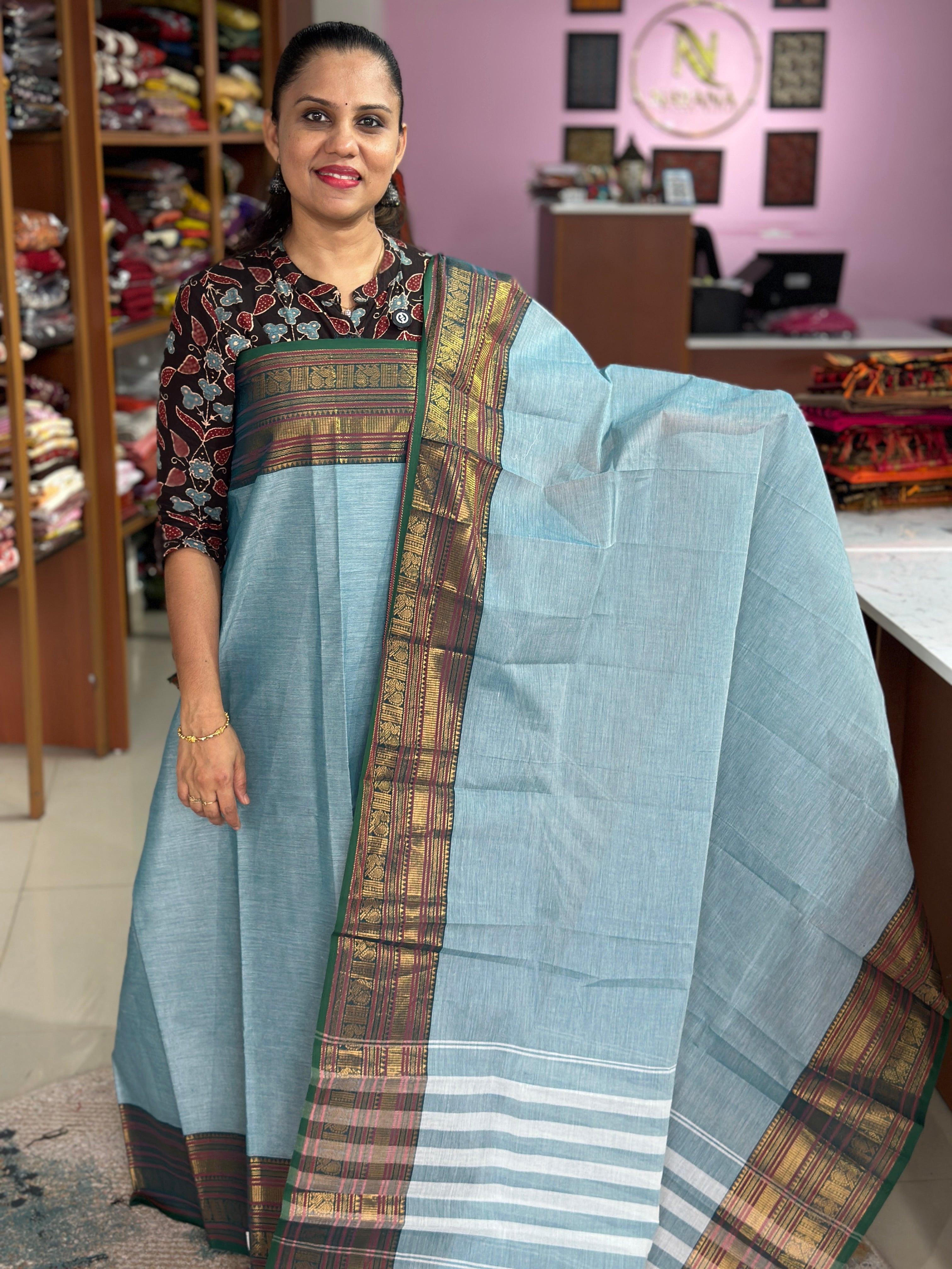 Kanchi Cotton Unstitched Suit ND108