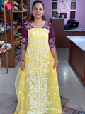 Lucknowi Work Chikankari Unstitched Salwar Suit