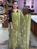 Viscose Georgette Unstitched Suit ND19
