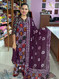 Viscose Georgette Multi Colour Suit ND80