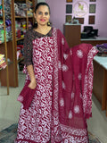 Cotton Batik Print Unstitched Suit