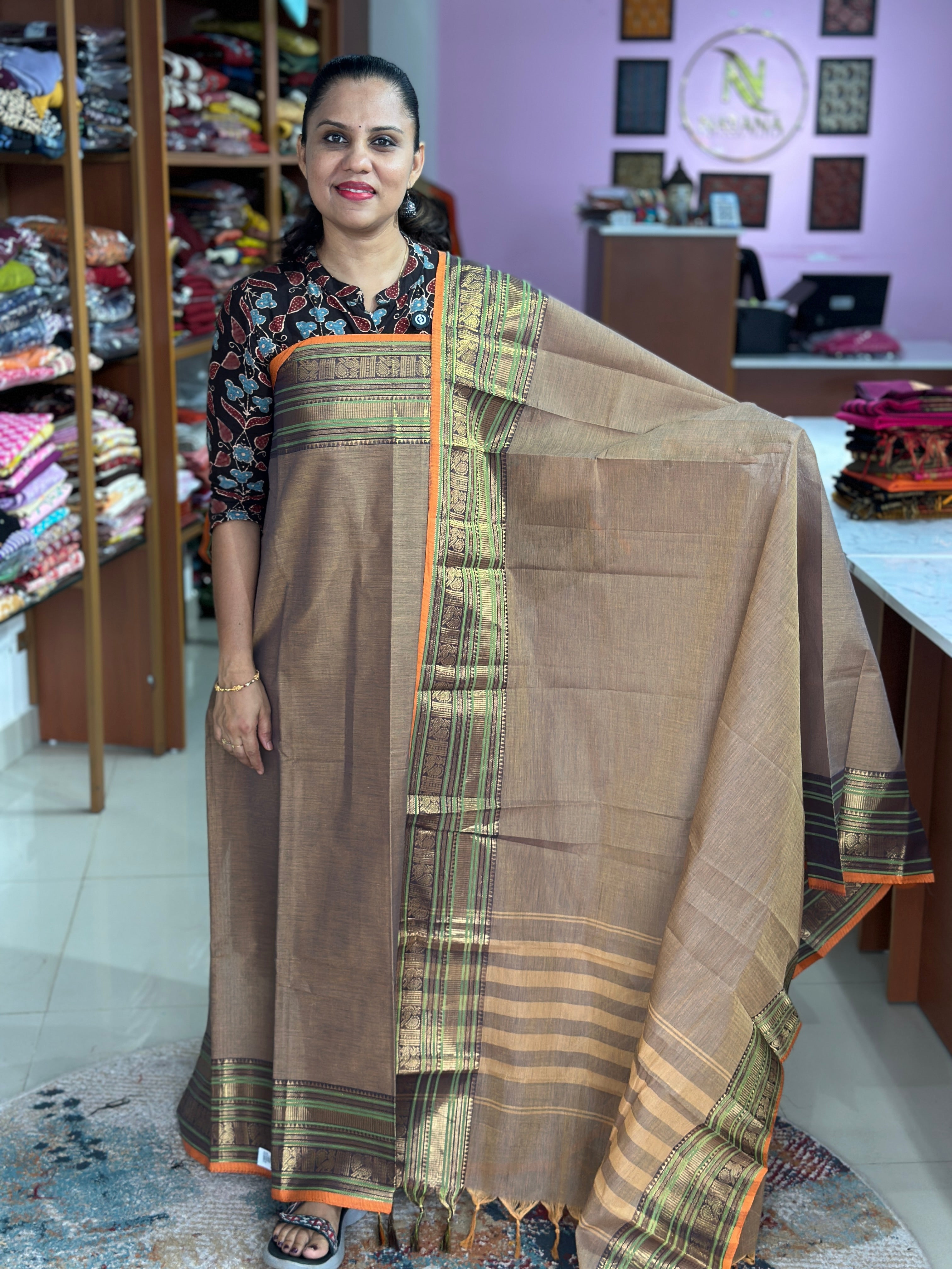 Kanchi Cotton Unstitched Suit ND106