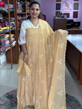 Crushed Georgette Unstitched Suit