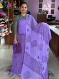 Viscose Georgette Crochet Suit