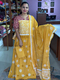 Cotton Crochet Unstitched Suit