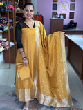 Banarasi Silk Unstitched Suits