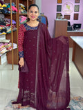 Georgette Unstitched Salwar Suit