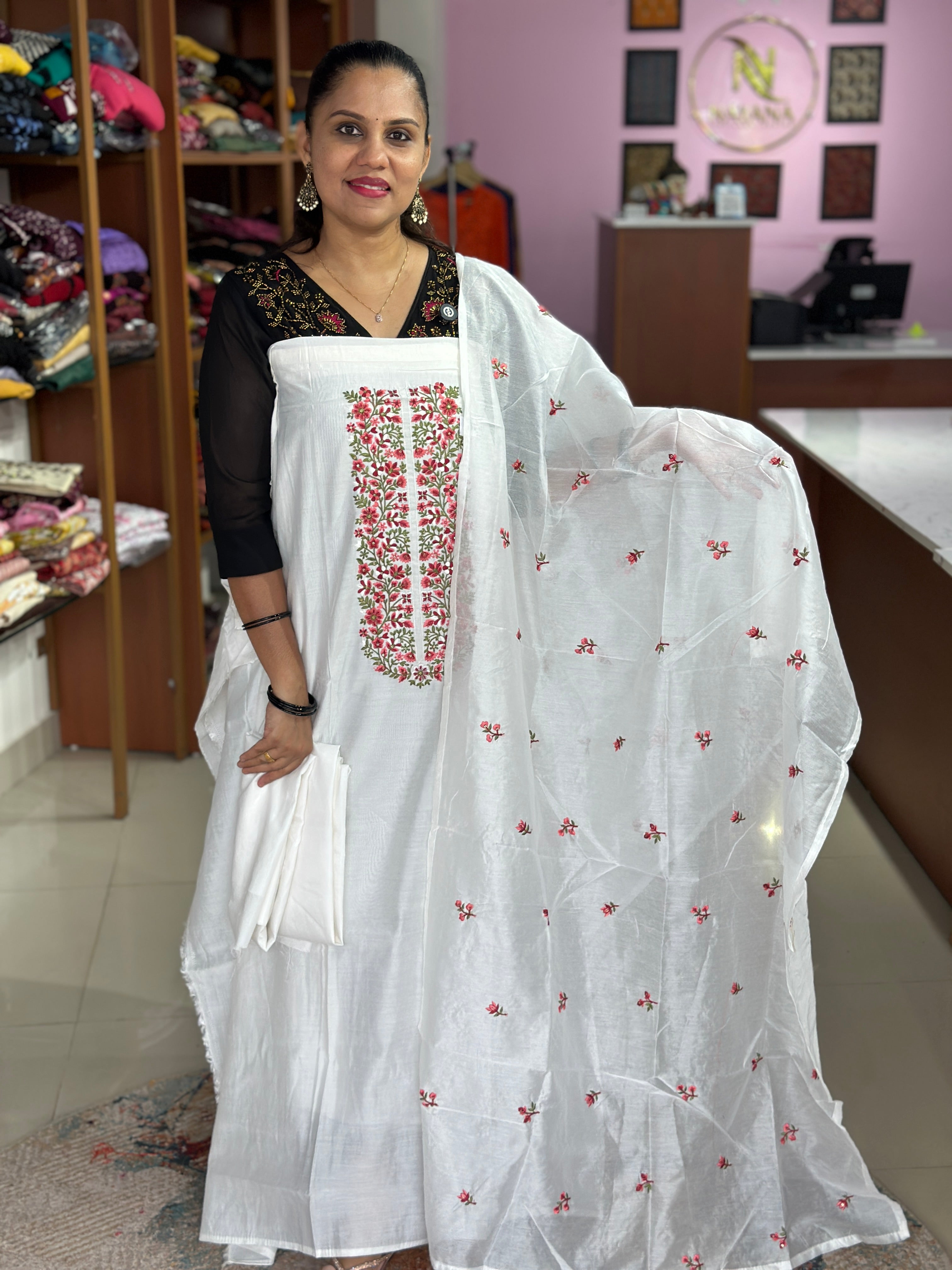 Semi Modal Unstitched Suits