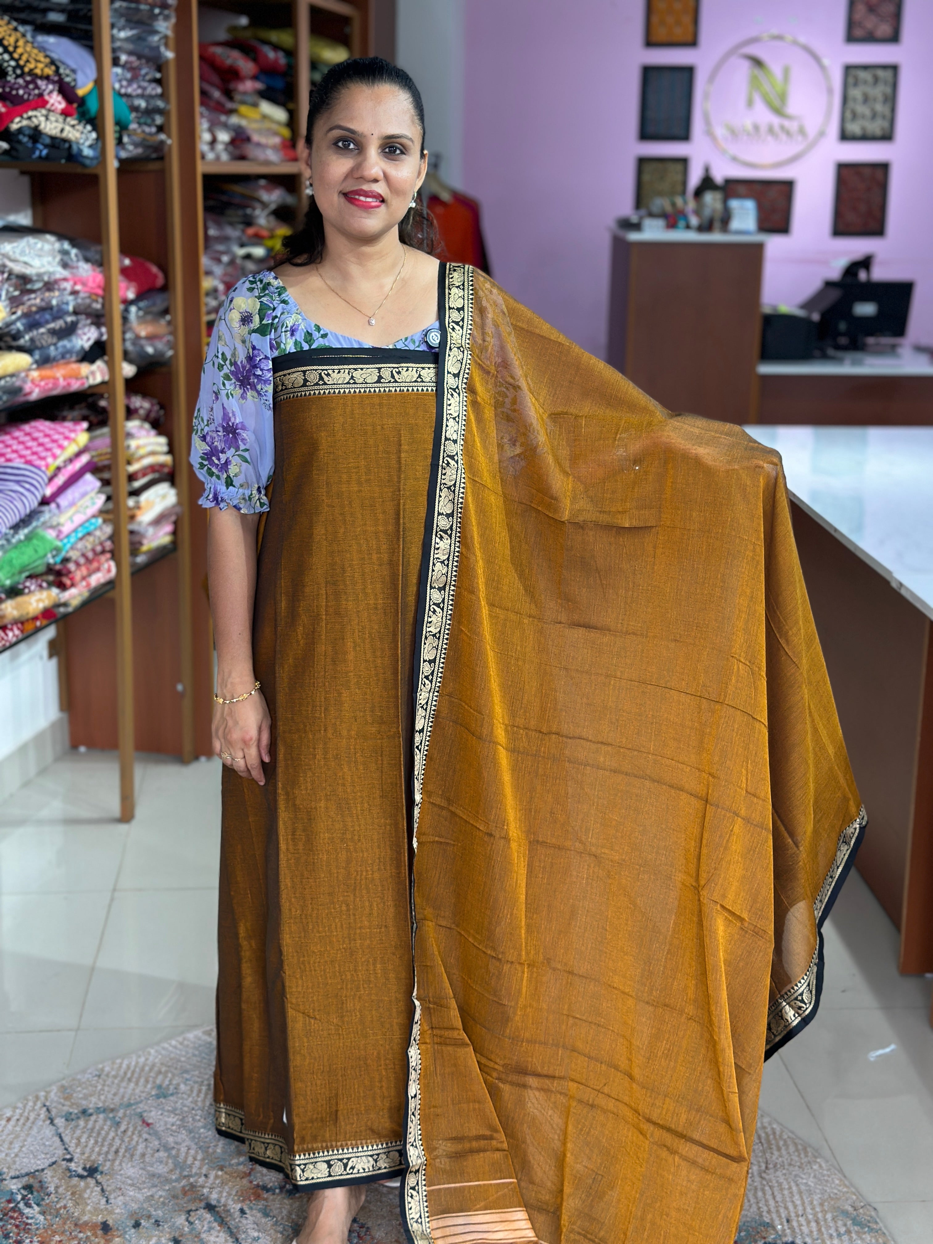 Narayanpet Cotton Unstitched Suit ND35