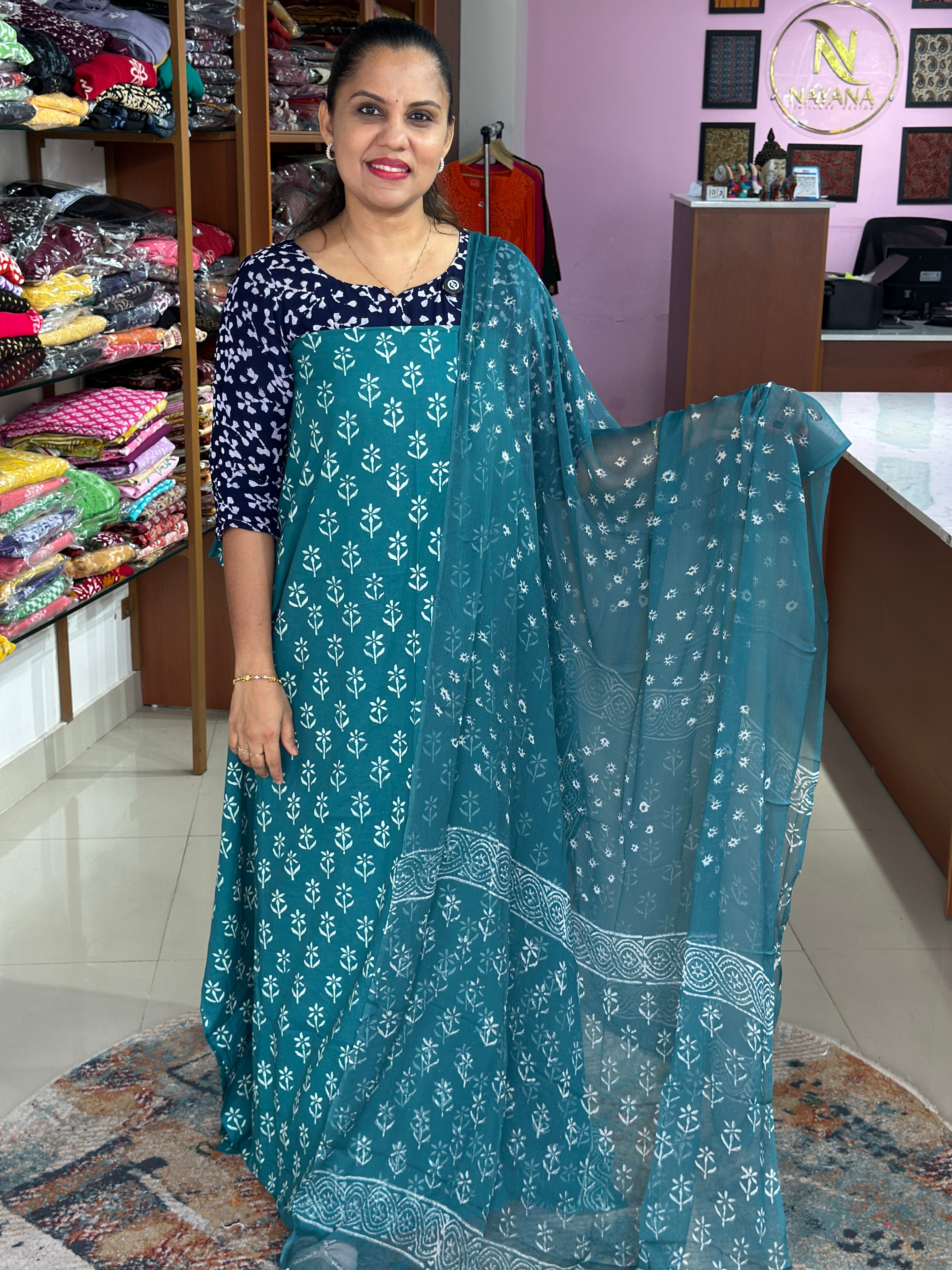Jaipur Cotton Unstitched Suit