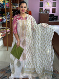 Kota Doria Unstitched Suit