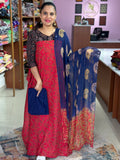Semi Modal Unstitched Suit ND01