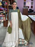 Tissue Silk Onam Unstitched Suit