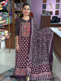 Modal Silk Unstitched Suit