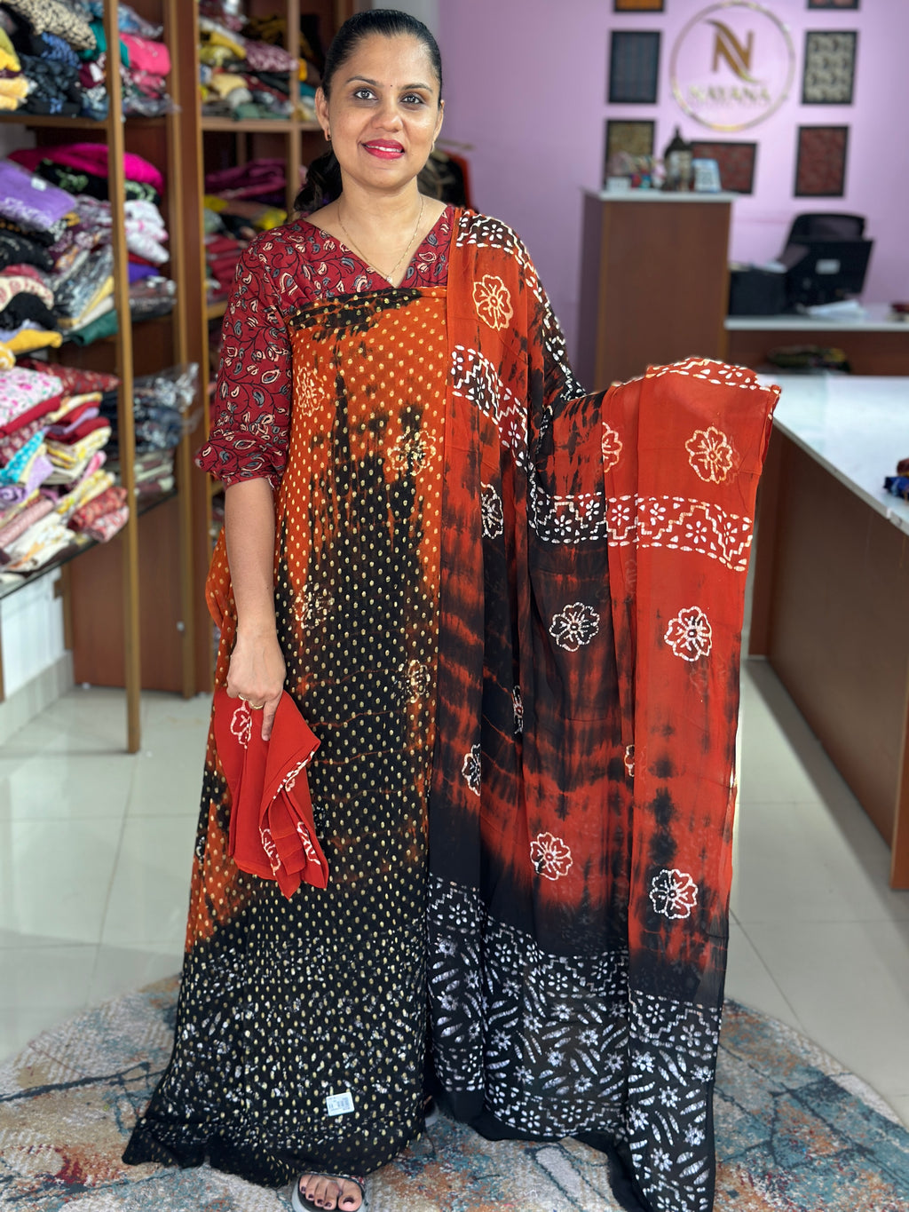 Banarasi Woven Viscose Georgette Suit