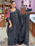 Mul Chanderi Unstitched Suit