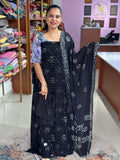 Viscose Georgette Unstitched Suit