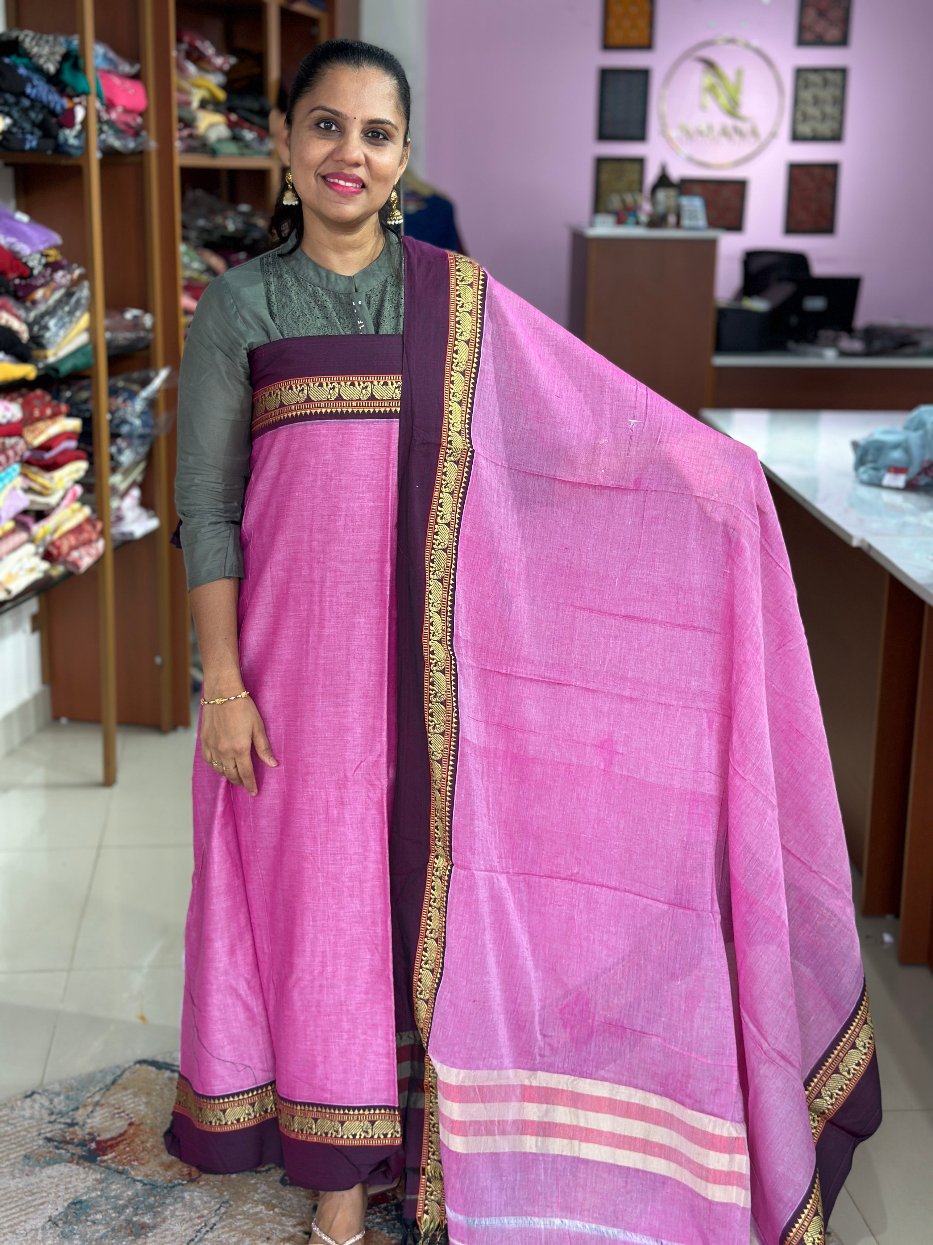 Narayanpet Cotton Unstitched Suit