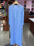 Chikankari Viscose Geoegette Kurti