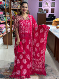 Pure Viscose Georgette Crochet Suits