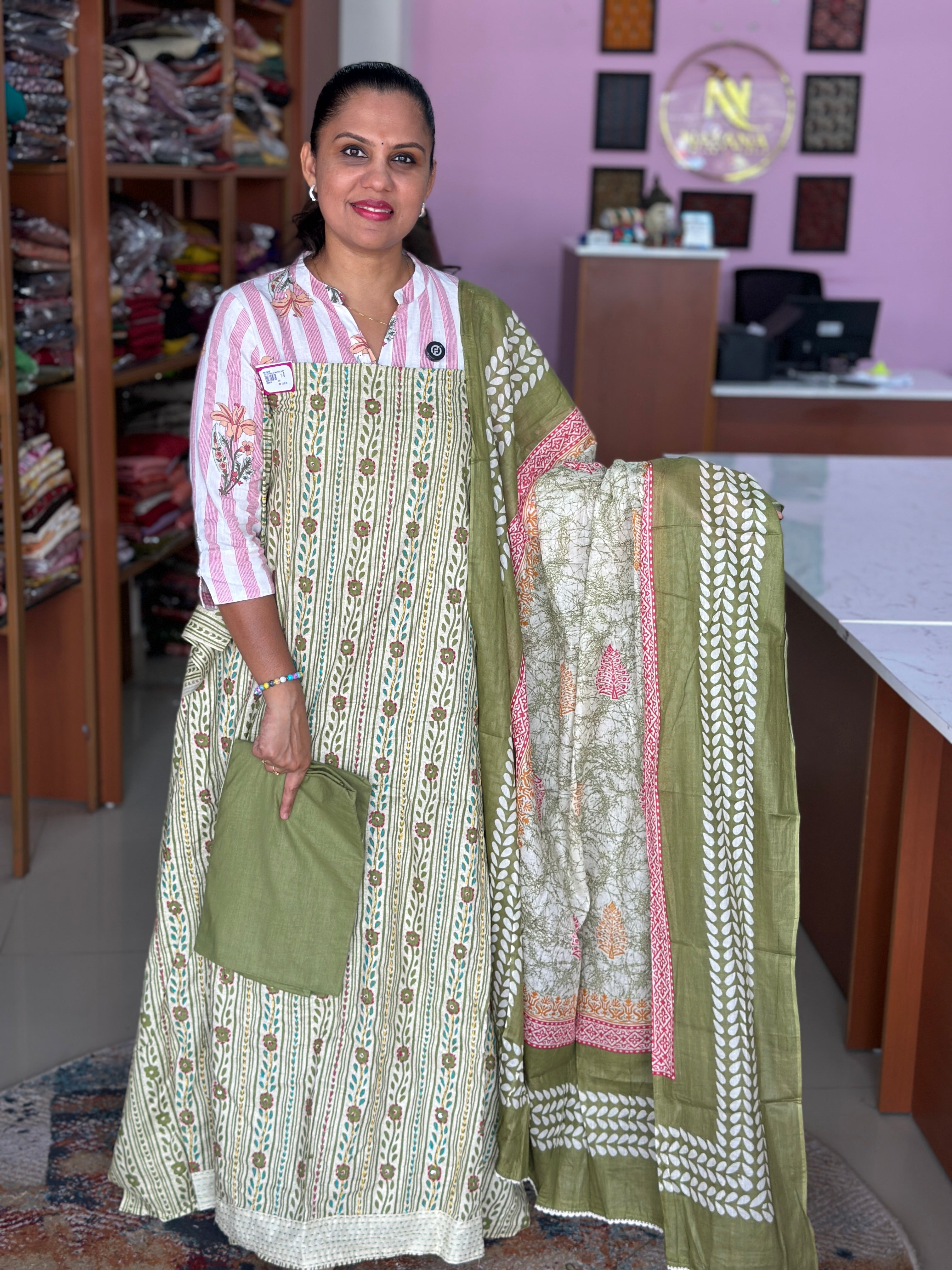 Cotton Unstitched Suit