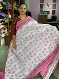 Cotton Handblock Saree