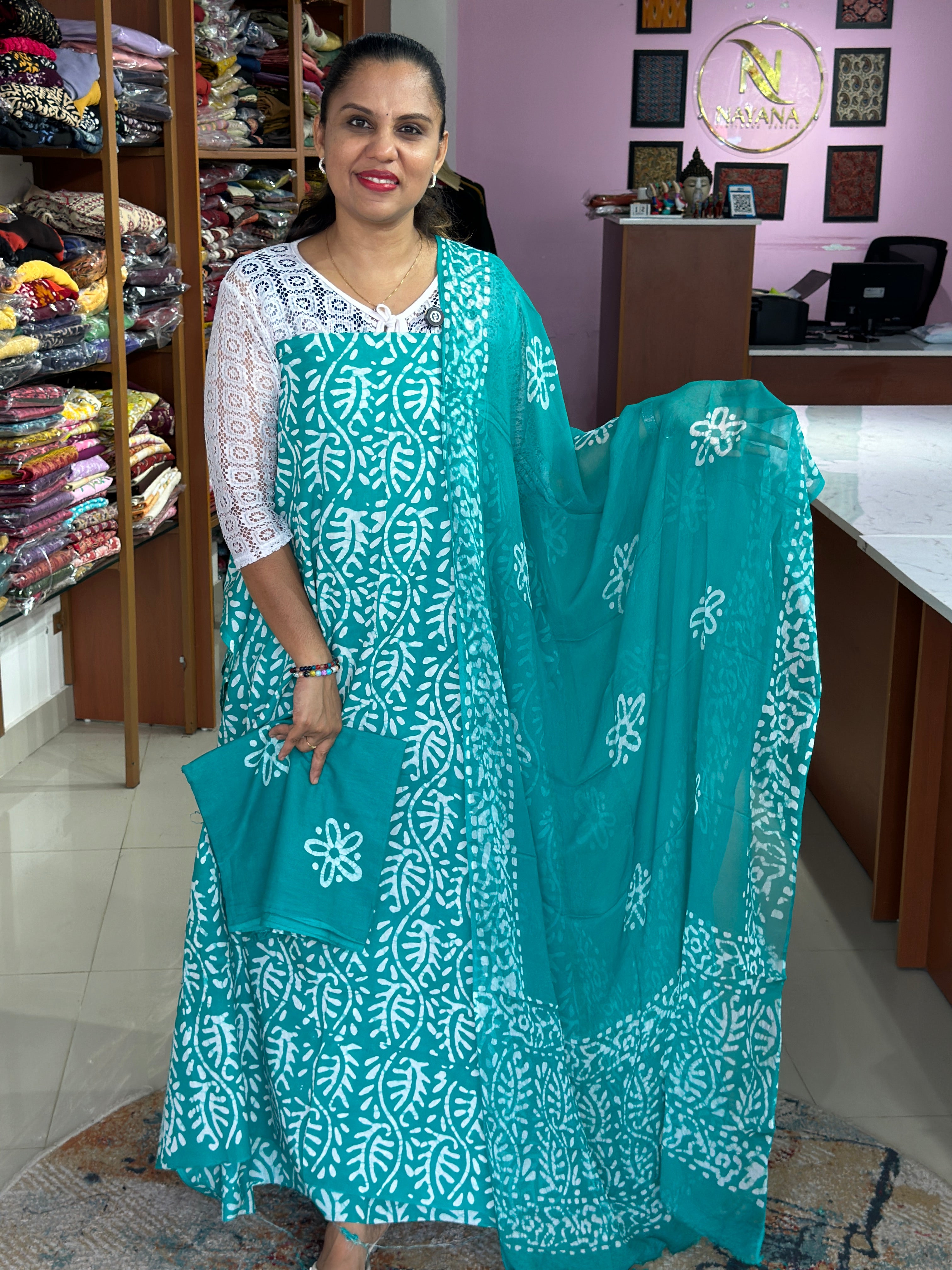 Jaipur Cotton Unstitched Suit