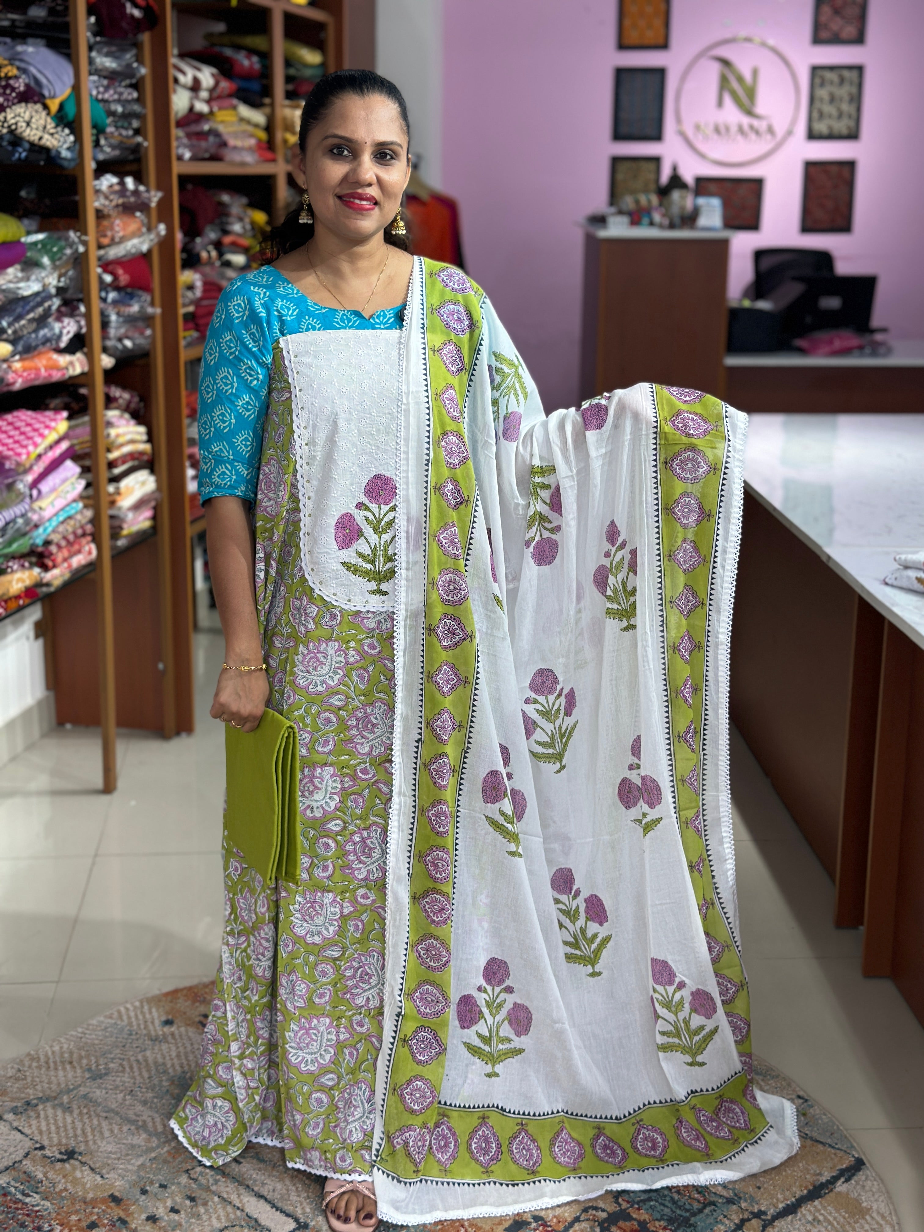 Premium Cotton Unstitched Suit ND60