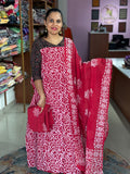 Cotton Batik Unstited Suit