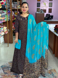 Semi Modal Unstitched Suit ND03