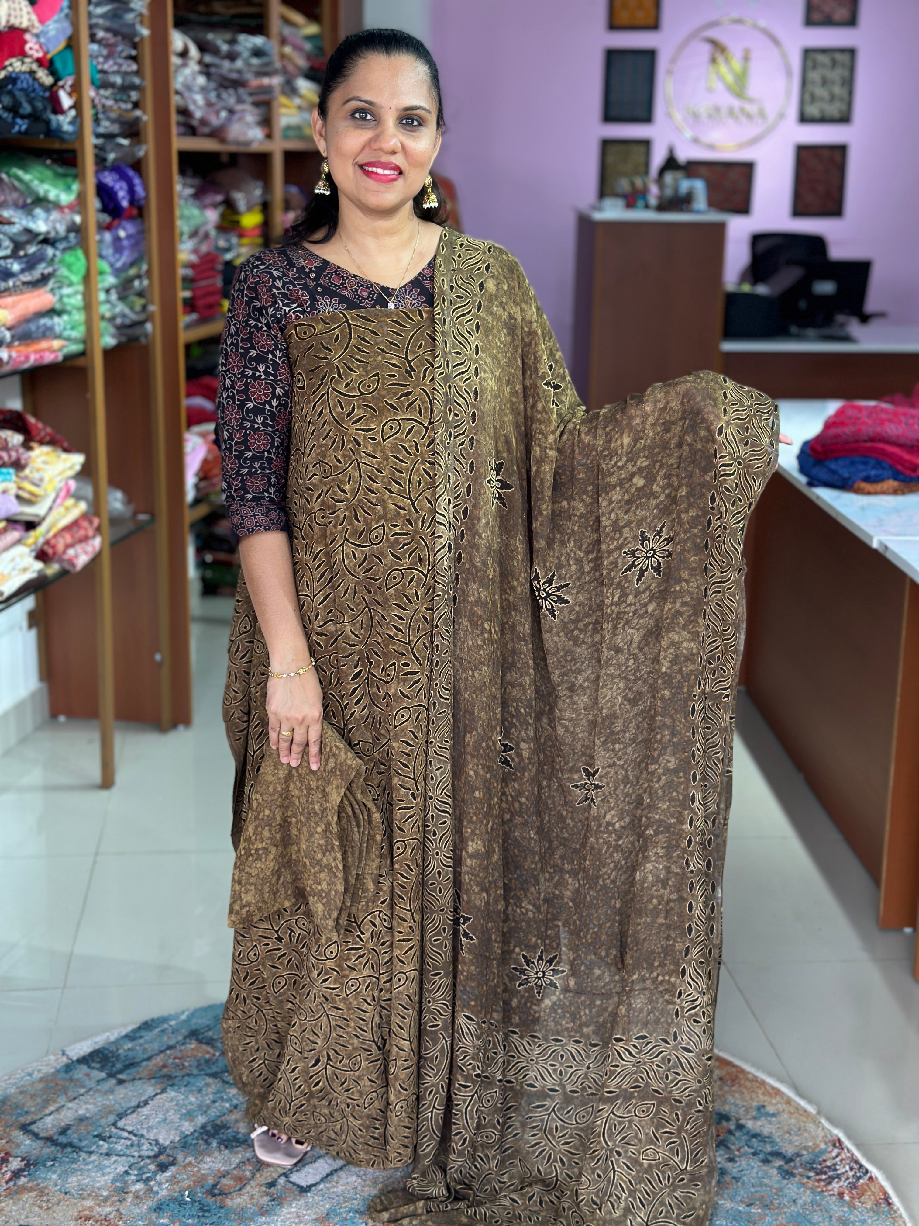 Pure Viscose Georgette Unstitched Suit