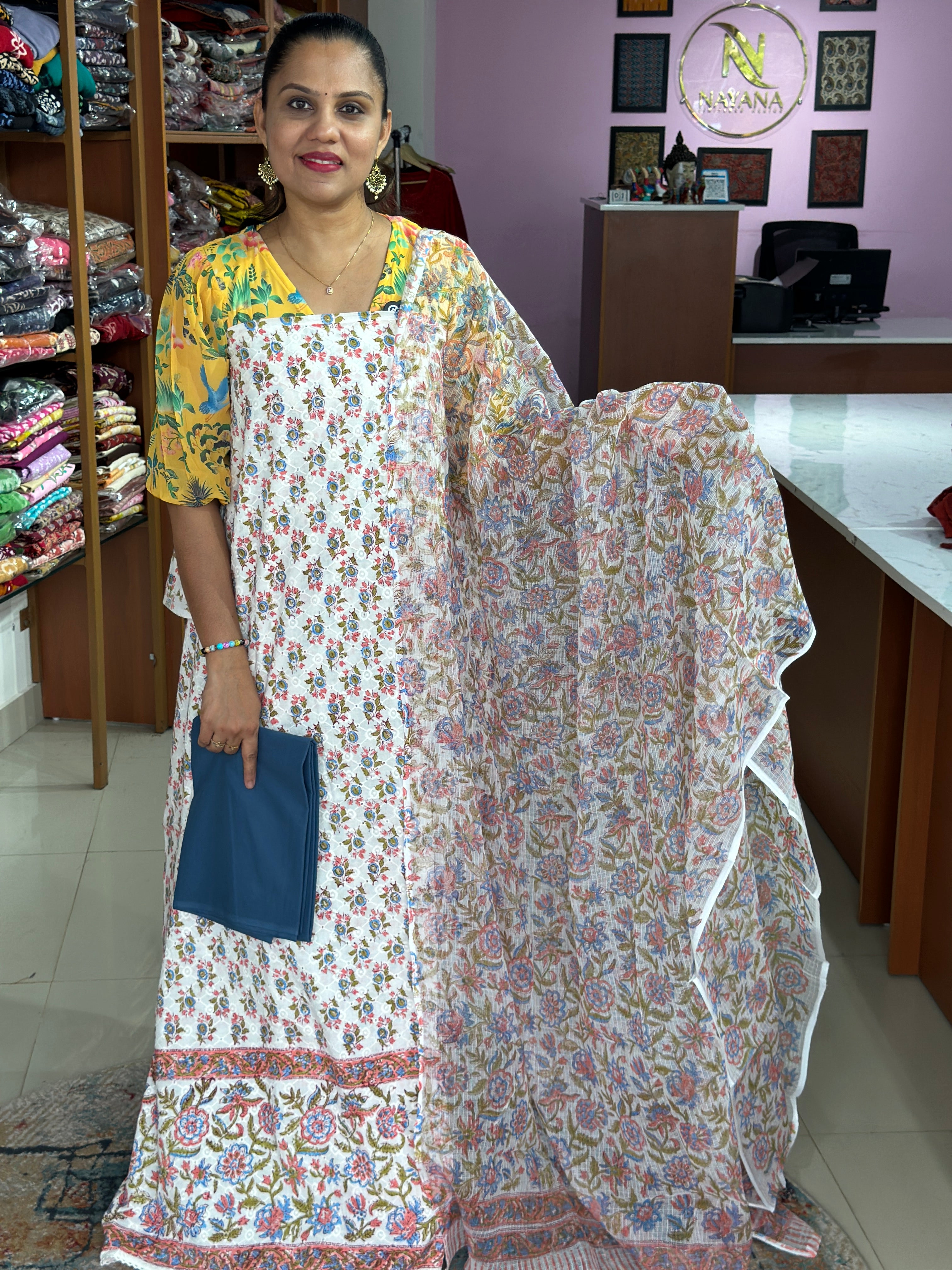 Premium Cotton Hakoba Unstitched Suit