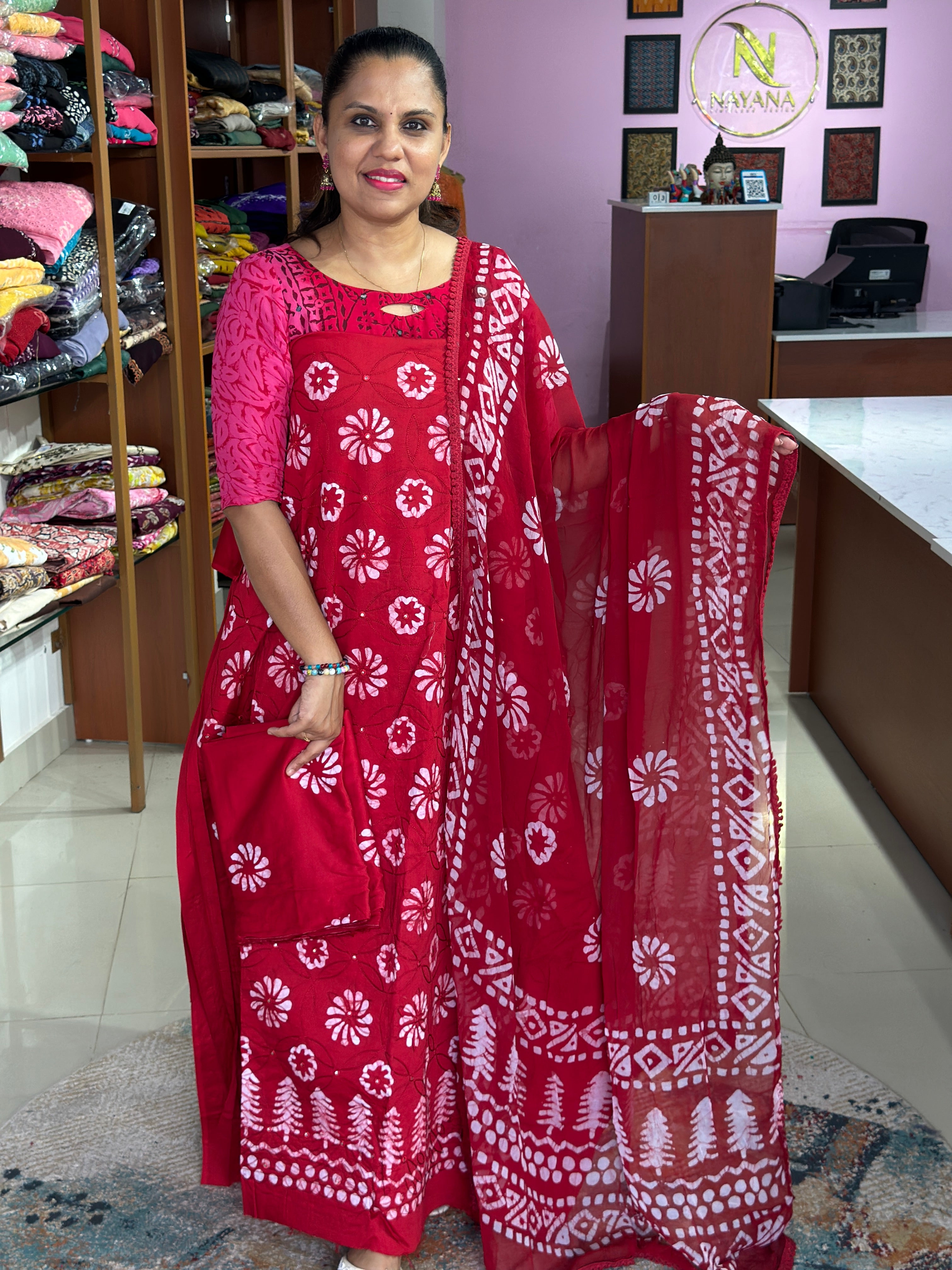 Premium Cotton Unstitched Suit
