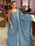 Handloom Cotton Unstitched Suit
