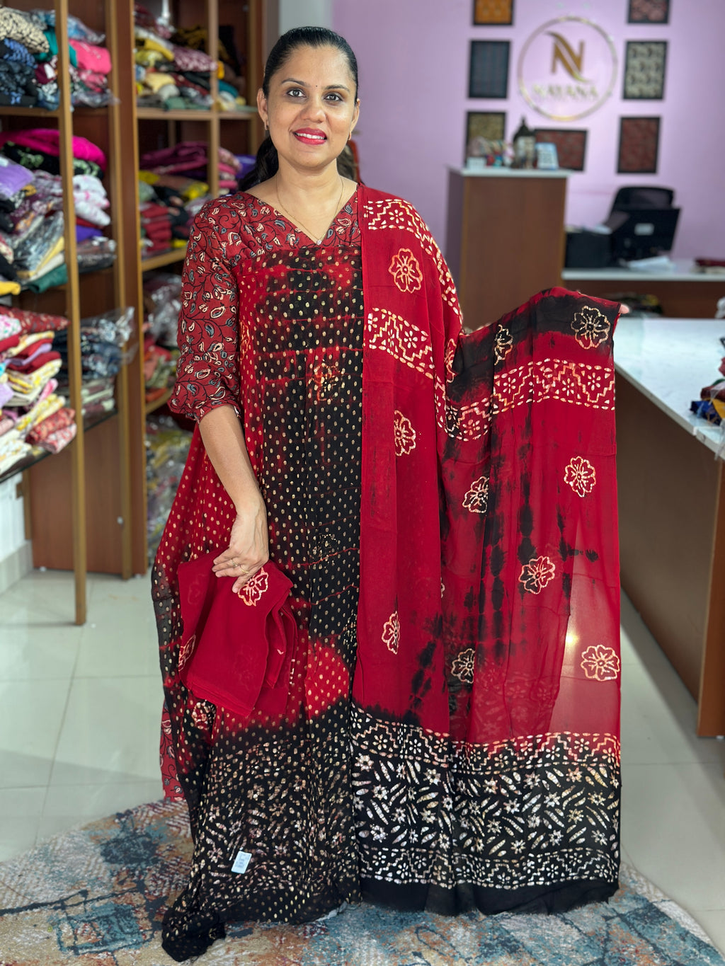 Banarasi Woven Viscose Georgette Suit