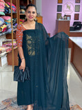Georgette Handwork Suit