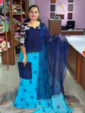 Super Georgette Unstitched Suit