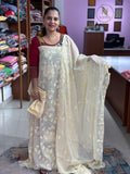 Crushed Georgette Unstitched Suit ND52