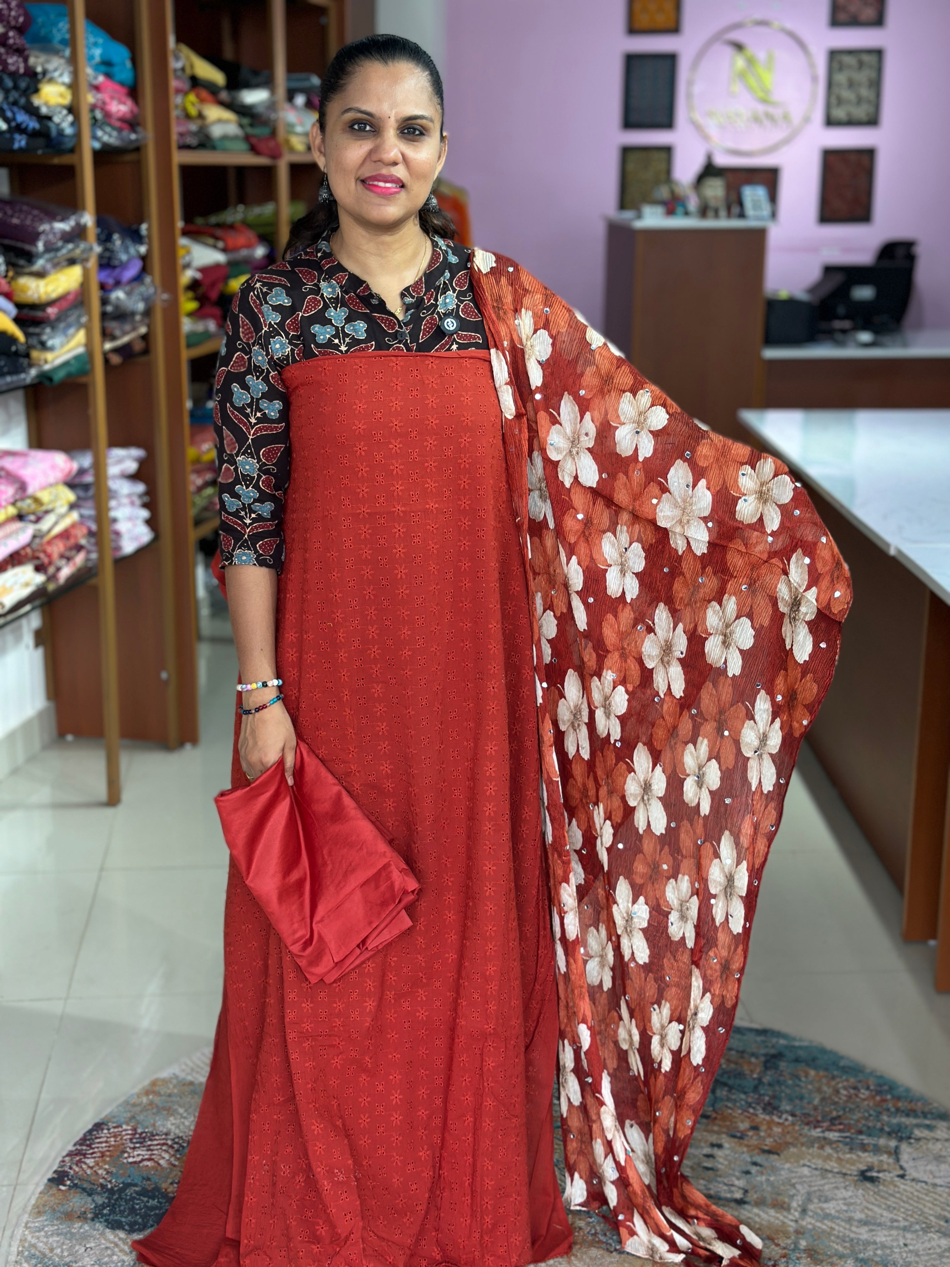 Cotton Hakoba Unstitched Suit