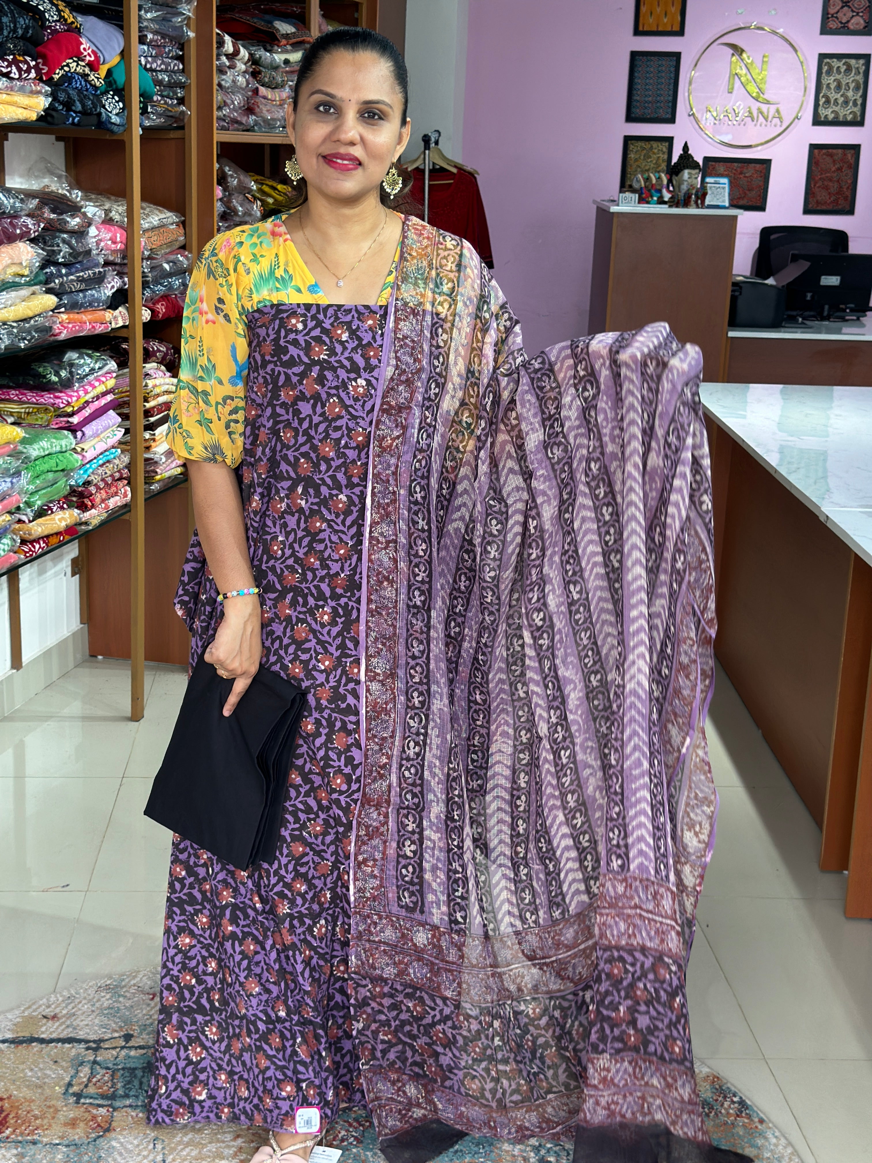 Premium Cotton Unstitched Suit
